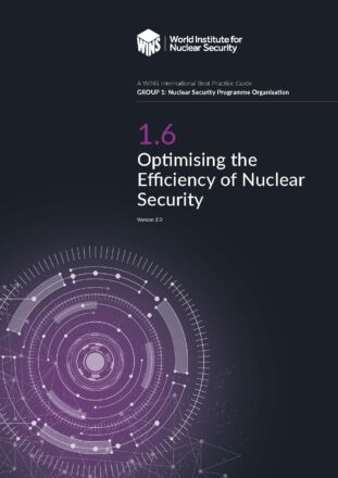 1.6 Optimising the Efficiency of Nuclear Security