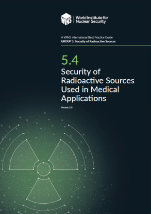 5.4 Security of Radioactive Sources Used in Medical Applications