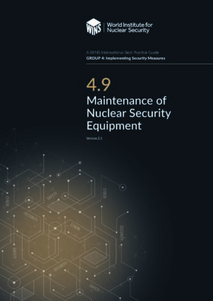 4.9 Maintenance of Nuclear Security Equipment