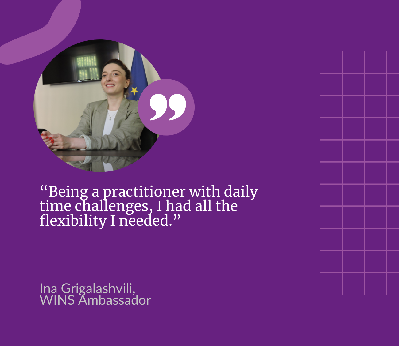 Meet a WINS Ambassador: Ina Grigalashvili