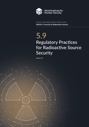 5.9 Regulatory Practices for Radioactive Source Security