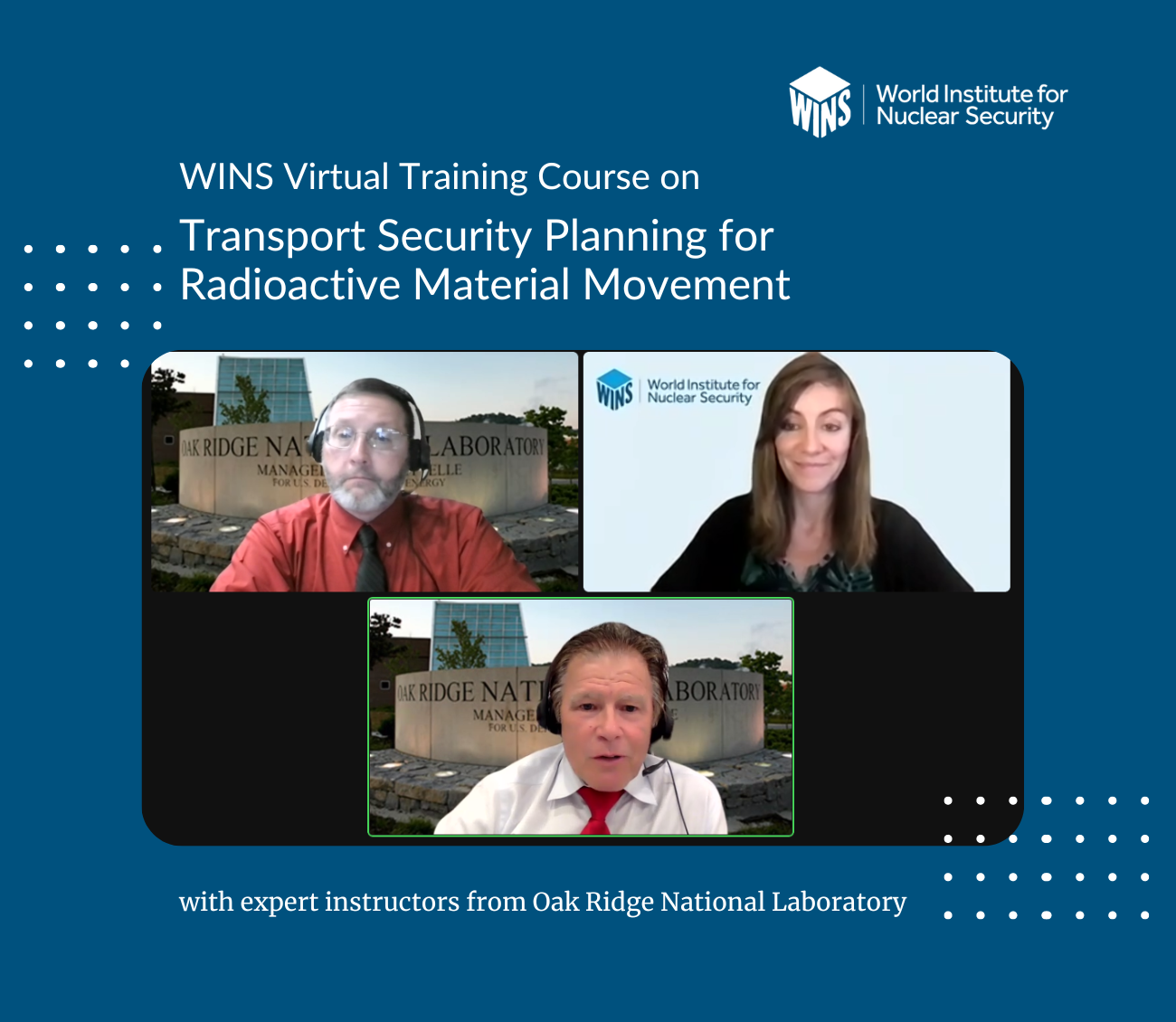 WINS Conducts Virtual Course on Transport Security Planning for Radioactive Material Movement