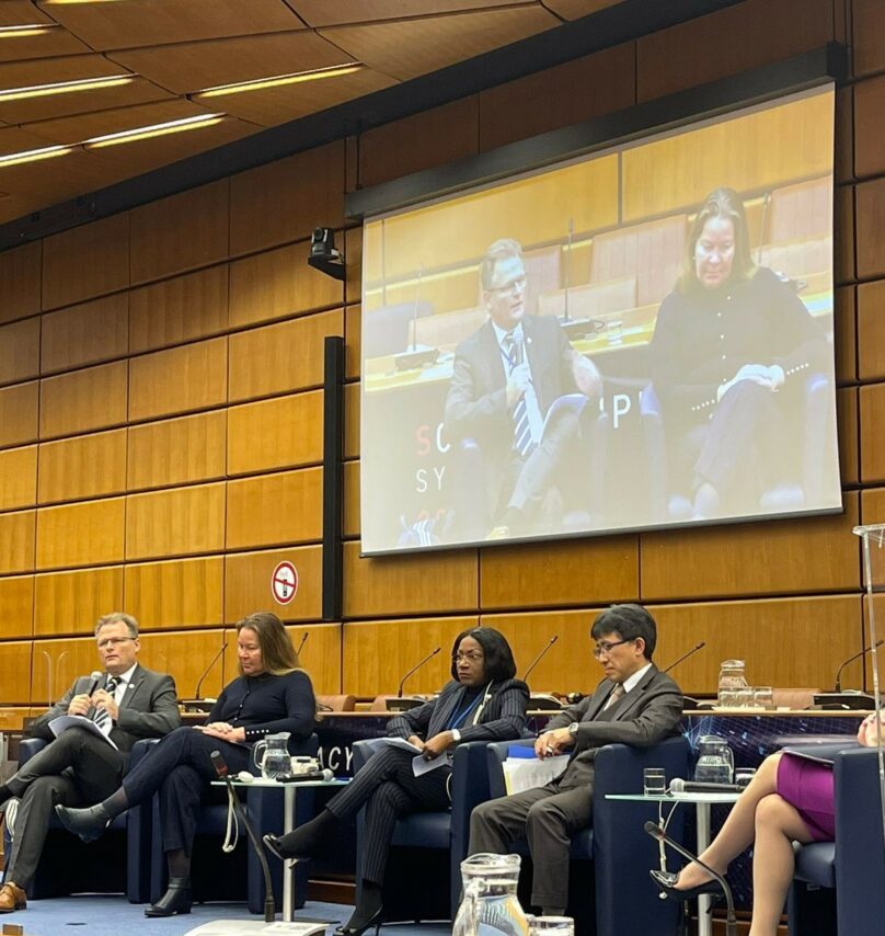 WINS Executive Director Lars van Dassen speaks at CTBTO Science and Diplomacy Symposium