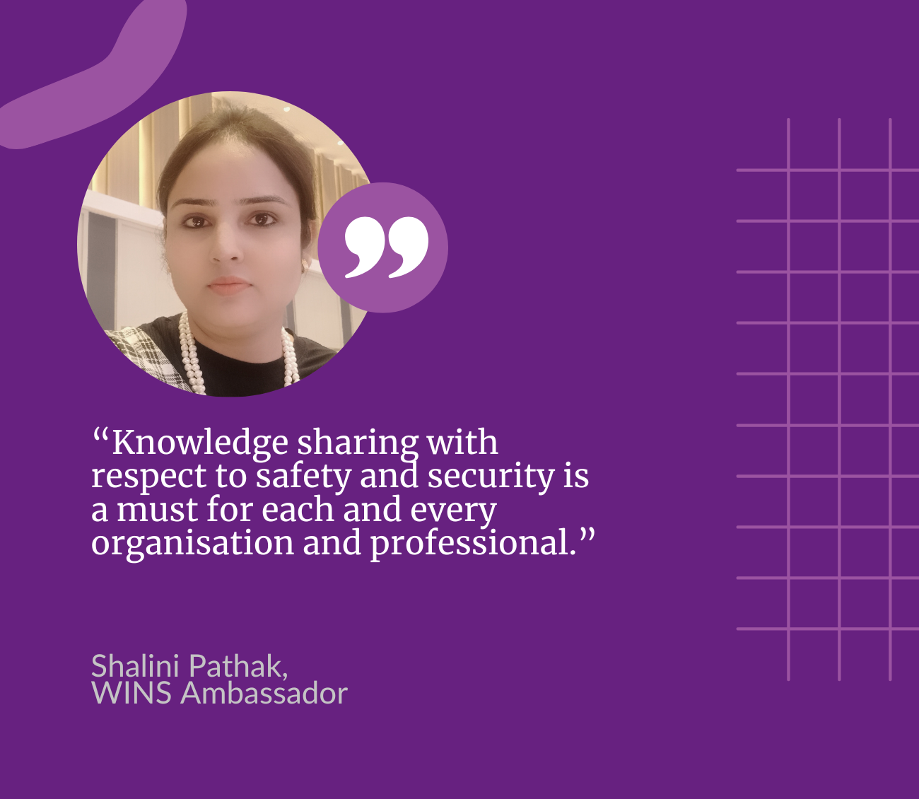 Meet a WINS Ambassador: Shalini Pathak