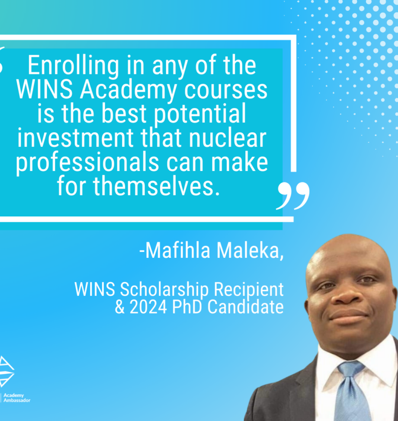 WINS Scholarship Recipient Mafihla Maleka Uses Knowledge Gained at the WINS Academy in Dissertation