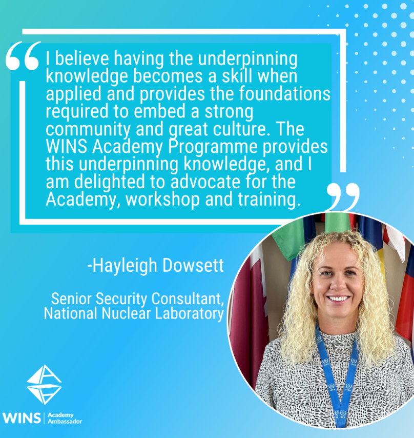 Meeting a WINS Academy Ambassador: Hayleigh Dowsett