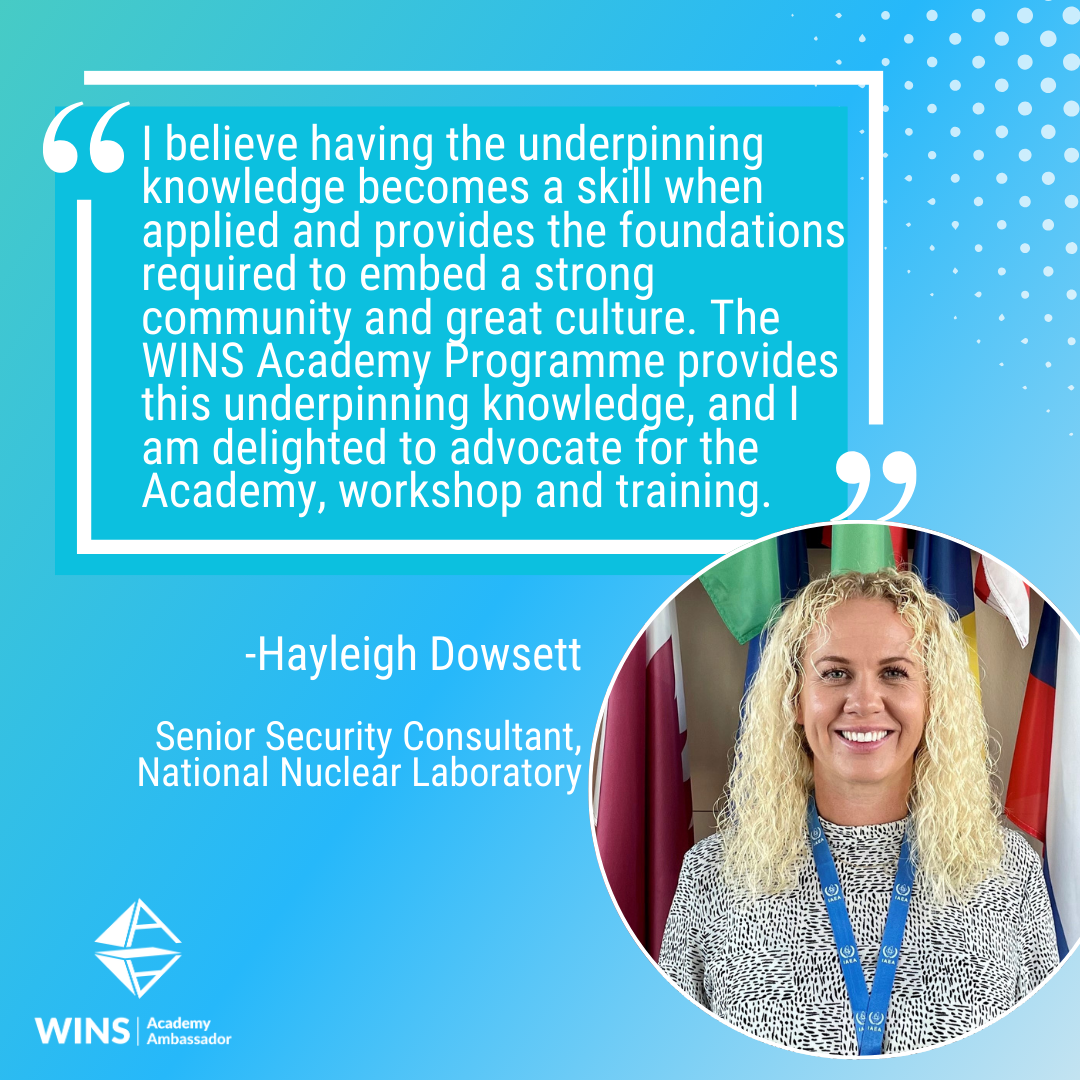 Meeting a WINS Academy Ambassador: Hayleigh Dowsett