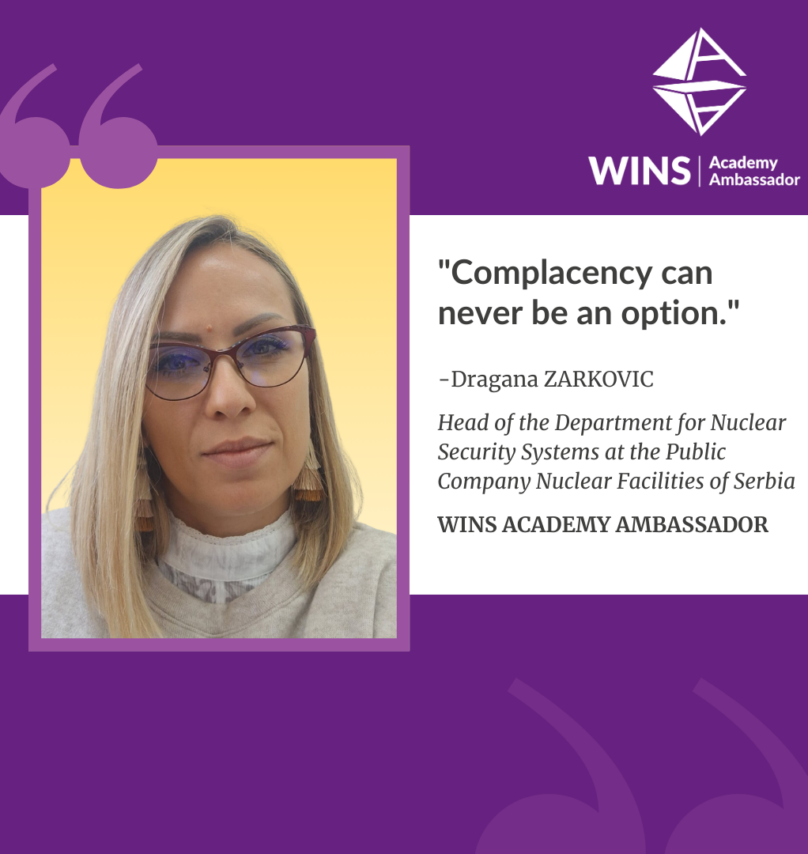 Meet a WINS Academy Ambassador: “Security excellence is a continuous process.”